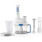 Rendeli El Blender Seti 700 Watt, Beyaz, Pratik ve Hızlı Hazırlık Için Idealdir