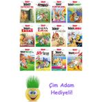 Rene Goscinny 12 Kitap Seti + Çim Adam Hediye - Hayır