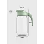 Renga Beluga 1000 ml Cam Sürahi 111028 Yeşil - 1 lt