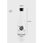 Renga Gala Good Luck Desenli 1000 ml Cam Karaf 212011 Siyah - 1 lt
