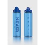 Renga Lidya Yazı Desenli 630 ml Mat Tritan Matara 912118 Mavi