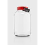 Renga Macro 5000 ml Kırmızı Kapaklı Cam Kavanoz 131017 - 1 Adet - 5 lt