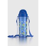 Renga Migo Ayıcık Desenli 300 ml Askılı Pipetli Pp Bebek Suluk 912013 Mavi