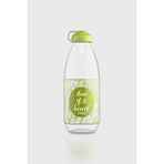 Renga Milky Desenli 1000 ml Cam Şişe 182058 Yeşil - 1 lt