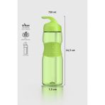 Renga Moly Silikon Detaylı 730 ml Pipetli Tritan Matara 912116 Yeşil