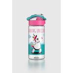 Renga Saga Unicorn Desenli 500 ml Tritan Çocuk Matara 912014 Pembe-Turkuaz