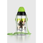 Renga Sonic Air Köpek Desenli 500 ml Askılı Pipetli Tritan Çocuk Matara 912059 Siyah-Yeşil