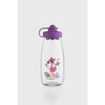 Renga Ufo Kids Flamingo Desen 250 ml Cam Şişe 182030 Mor