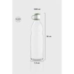Renga Zen 1000 ml Cam Şişe 181001 Pastel Yeşil - 1 lt