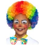 Rengarenk Kıvırcık Afro Peruk Bonus Saç 120 gr - Lisinya - 001-Renkli