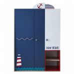 Rengarenk New Ocean 3 Kapılı Gardrop