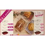 Rengi Değişiyor Farklı Renklerde 3in1 Yuvarlak Kare Dikdörtgen Borcam Kapaklı Taşıma Kabı 47X35X12CM