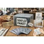 Renginex 6X12 Afiyet Olsun Baskılı Tek Kullanımlık Islak Mendil - 500'Lü Paket