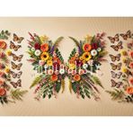 Renk Cümbüşü ile Dolu Çiçekli Arka Plan 200X150CM, Stüdyo Fonu