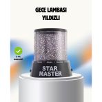 Renk Değiştirmeli Led Yıldız Projektör Parti Gece Lambası