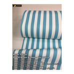 Renk Tekstil Çizgi Desenli Duck Keten Metrelik Kumaş - (2 cm Çizgi Genişliği)
