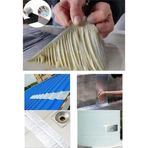 Renk Yapı Rüyası Yama Bandı Metal Boru Tamiri Için Su Sızdırmaz Pratik Çözüm Alimünyum Band Destekli Sağlam 96mm*2mt