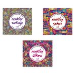 Renkler Sokağı - Renkler Şehri - Renkler Ülkesi Mandala Boyama Kitapları 3'lü Set