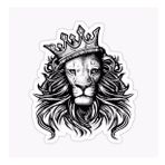 Renkli Aslan Araba Oto Sticker Yapıştırma Etiket 17cm T7