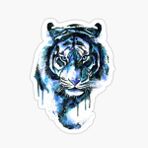 Renkli Aslan Araba Oto Sticker Yapıştırma Etiket 17cm Te1