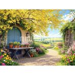 Renkli Bahar Arka Planı: 200X150CM, Doğanın Güzellikleri ile Stüdyo Fonu