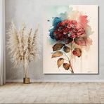 Renkli Baskılı Sayılarla Boyama Hobi Seti 60x75 cm: Tavus Kuşu