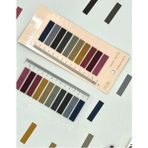 Renkli Cetvelli Retro Renkler Şeffaf Pet Indeks Sticker/index/postit/kitap Ayracı/not Kağıdı - Standart
