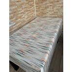 Renkli Çizgili Dikdörtgen Masa Örtüsü, 100/140 cm