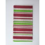 Renkli Çizgili Pamuklu Runner 40 x 150 cm - Çiçek