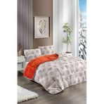 Renkli Desenli Tek Kişilik Yorgan Peluş Çift Taraflı Yastık Kılıflı (Çarşafsız) 05