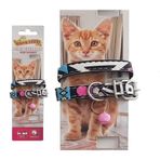 Renkli Desenli Zilli Kedi Tasması