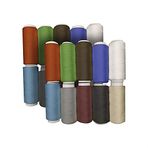 Renkli Dikiş İpliği Bobin Seti |%100 Polyester Dikiş İpliği | 500 m İplik Bobinler | 20 parça | EUROXANTY Tuhafiye