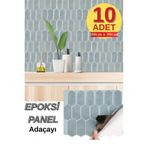 Renkli Duvarlar 10 Adet 30×30cm Soft Adaçay Epoksi 3D Yapışkanlı Duvar Kaplama Paneli Kağıdı Mutfak Banyo Salon Ofis