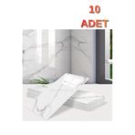 Renkli Duvarlar 10 Adet 30X60 cm Yapışkanlı Mermer Desenli Köpük banyo,tezgah arası Duvar Paneli Kağıdı CF-1035