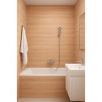 Renkli Duvarlar 30cmx60cm Yapışkanlı Esnek Ahşap Model,banyo,tezgah arası kaplama Duvar Paneli Kağıdı TX-108