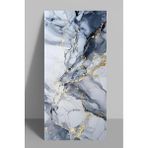 Renkli Duvarlar 30X60 cm Kendinden Yapışkanlı Duvar,banyo,tezgah arası kaplama Duvar Paneli Kağıdı Sticker TX-6969 - 30 x 60 cm - Mavi - Altın