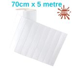 RENKLİ DUVARLAR 3D Lambiri Tahta Model 70x500cm Kendinden Yapışkanlı Duvar Kağıdı Esnek Köpük Panel NW43 70X500CM