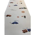 Renkli Duvarlar 50x280 Cm (1,4m2) Trafik Temalı Kendinden Yapışkanlı Duvar Kağıdı Esnek Silinebilir Çocuk Odası