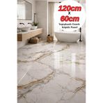 Renkli Duvarlar 60cmx120cm Esnek Köpük Mermer Desenli Yapışkanlı Mutfak Banyo Köpük Duvar Paneli Kağıdı Parke TX-016