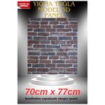 Renkli Duvarlar 70cmx77cm 1 Adet Yapışkanlı Sünger Duvar Paneli Kabartmalı Karavan Salon Duvar Kağıdı NW23