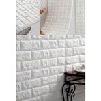 Renkli Duvarlar 70X38 CM(0,27M2)KENDINDEN Yapışkanlı 3D Esnek Duvar Kağıdı Paneli