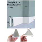 Renkli Duvarlar 8cmx120cm Munut PVC Süpürgelik Suya Neme Dayanıklı PVC Parke Seramik Salon Mutfak Süpürgeliği