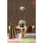 Renkli Duvarlar Atc Meşe Model 11CM x 290CM 1 Adet Ev Ofis Konut Dekoratif Pvc Lambiri Duvar Kağıdı Paneli - 290 cm