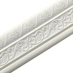 Renkli Duvarlar Beyaz Motifli 8cm-115cm Yapışkanlı Çıta Çerçeve Süpürgelik
