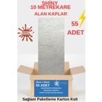 Renkli Duvarlar BS1725 Shiny 10m2 55 Adet 30x60cm Yapışkanlı Mermer Desenli Karavan Banyo Wc Duvar Kaplama Paneli