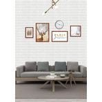 RENKLİ DUVARLAR Kendinden Yapışkanlı Beyaz Duvar Kağıdı Paneli 70x38 cm