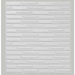 Renkli Duvarlar Kendinden Yapışkanlı Beyaz Opak Duvar Paneli Kağıdı 70X38 cm NW55 - 70 x 38 cm