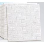 Renkli Duvarlar Kendinden Yapışkanlı Sünger Tuğla Duvar Paneli 70X77 cm 6 Adet