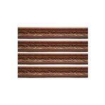 Renkli Duvarlar Motifli Kahverengi Esnek 8cm-230cm X 4 Adet Yapışkanlı Duvar Çıta Çerçeve Süpürgelik