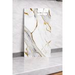 Renkli Duvarlar Shiny Yaldız-Gold Mermer Desenli 60x30cm Yapışkanlı Mutfak Banyo Kaplama Duvar Paneli Kağıdı ls6010